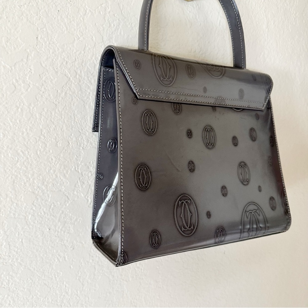 Authentic Cartier Happy Birthday handbag in monogram patent leather - Picture 7 of 10